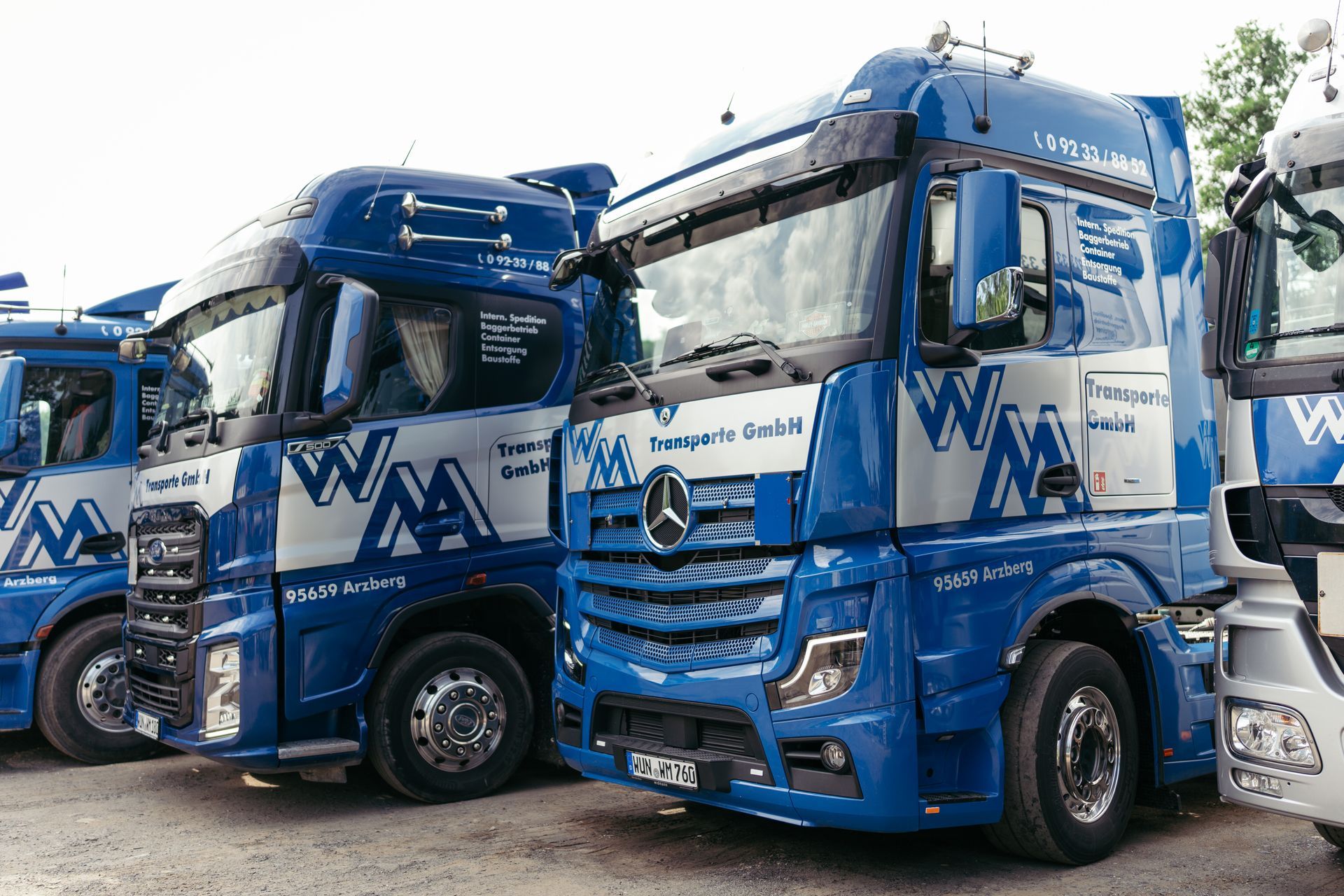 Lkw auf der Straße