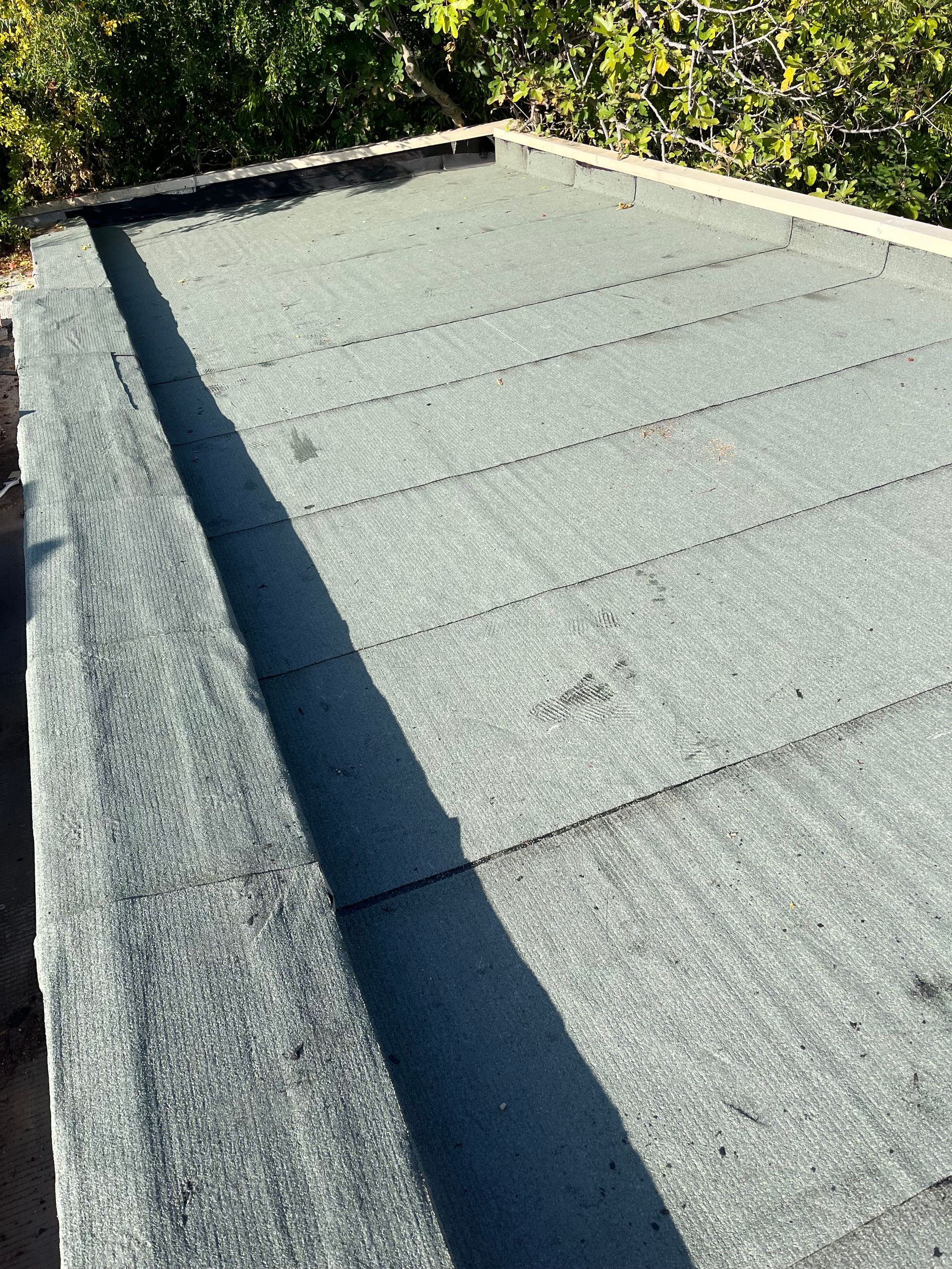 Toiture terrasse avec sous-couche