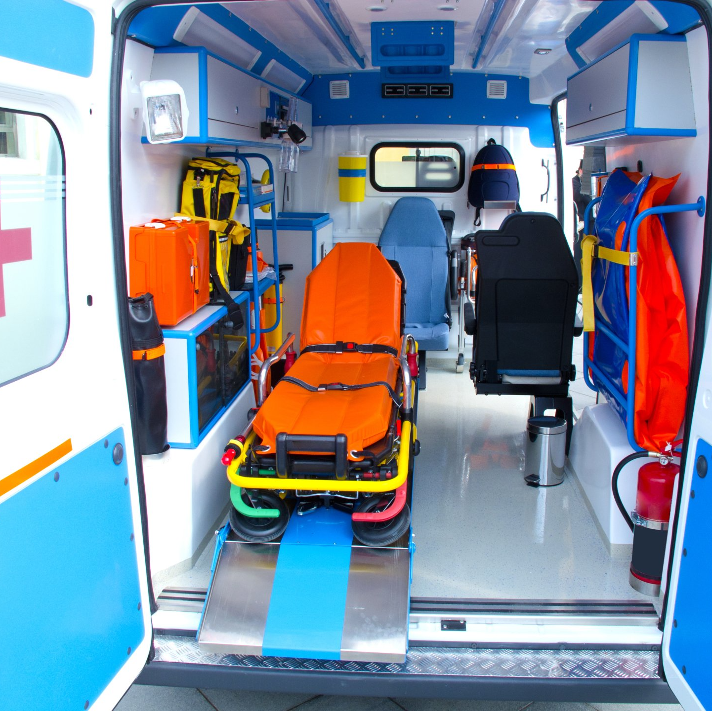 Intérieur ambulance