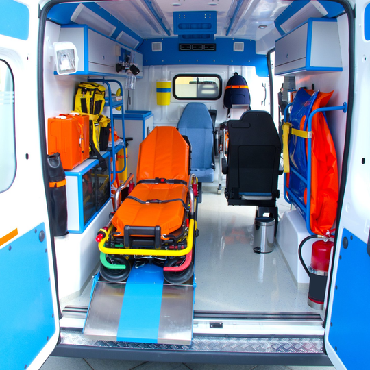 Équipement dans l'ambulance