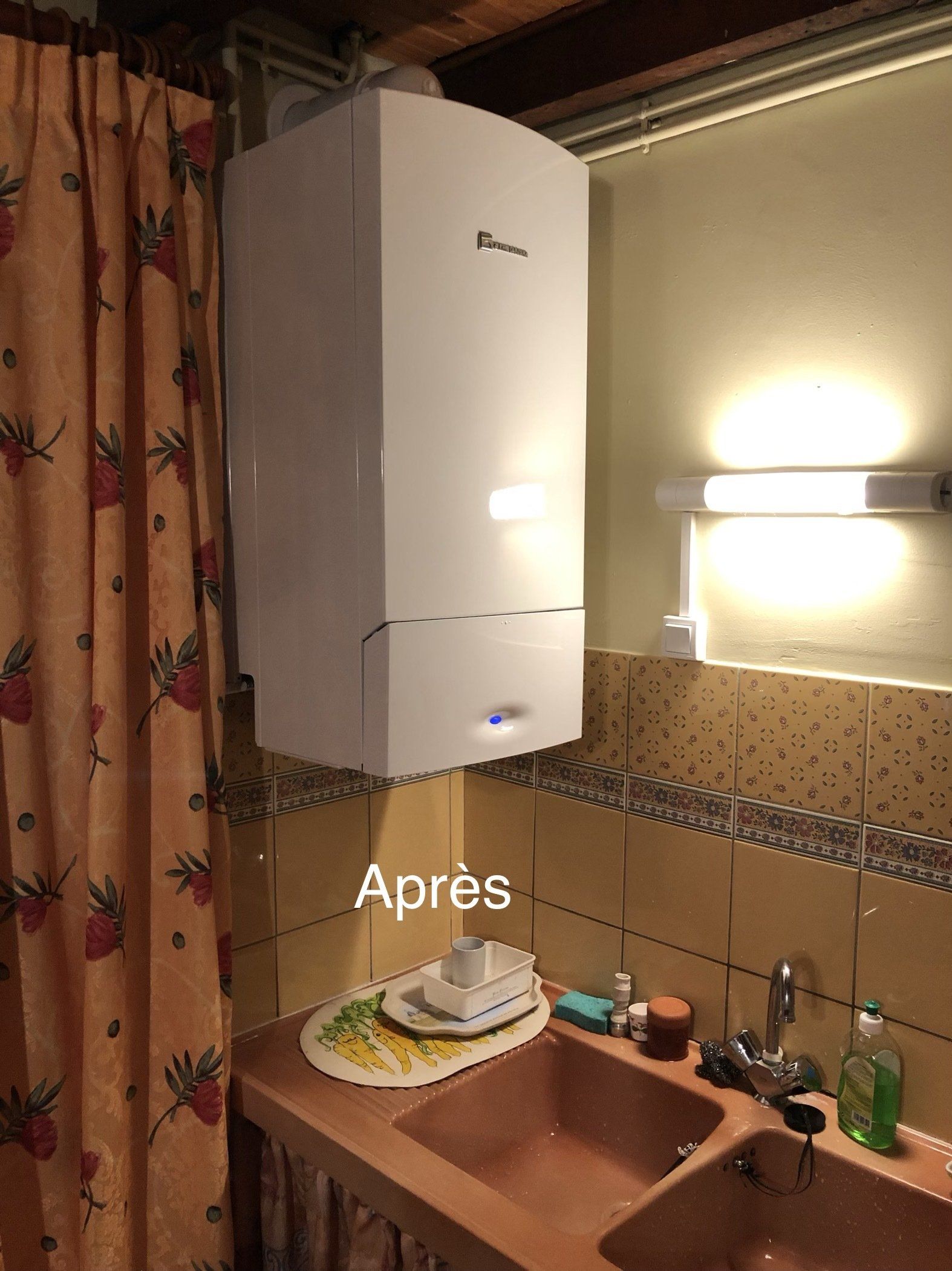 remplacement d'un chauffe-eau après travaux