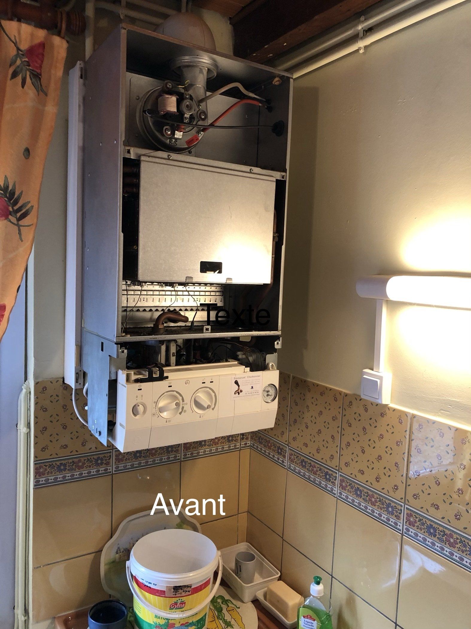 remplacement d'un chauffe-eau avant travaux