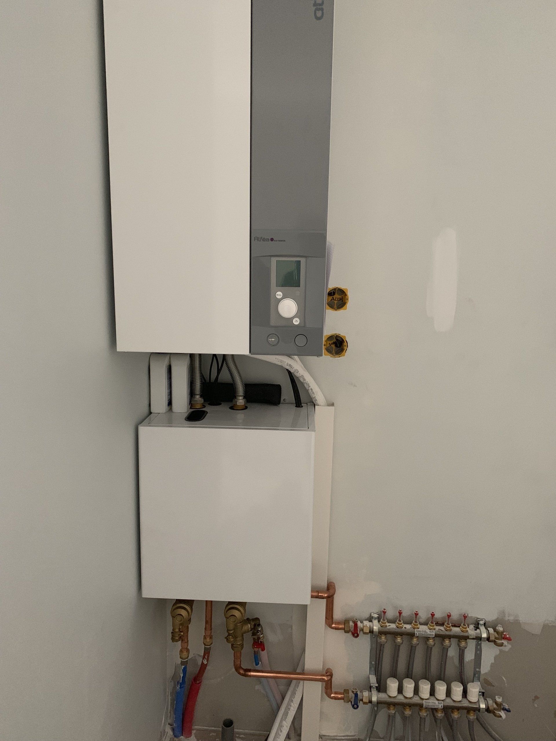 installation d'une chaudière