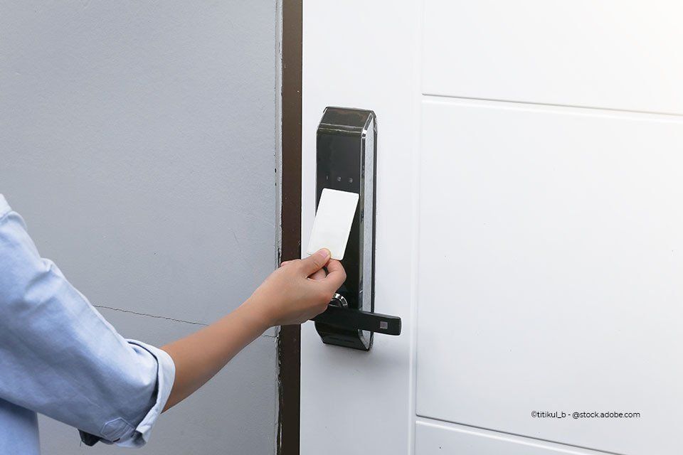 Türsicherung, installiert von Elektro Hilger