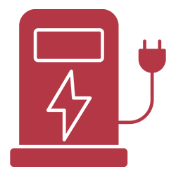Icon: Elektrische Aufladestation