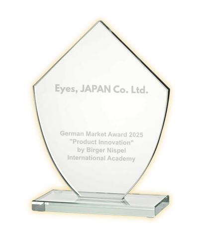 Glass award for Eyes, JAPAN Co. Ltd., 
