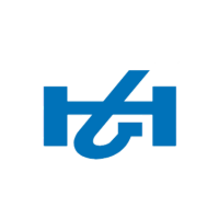 Ein blau-weißes Logo für ein Unternehmen namens TGI