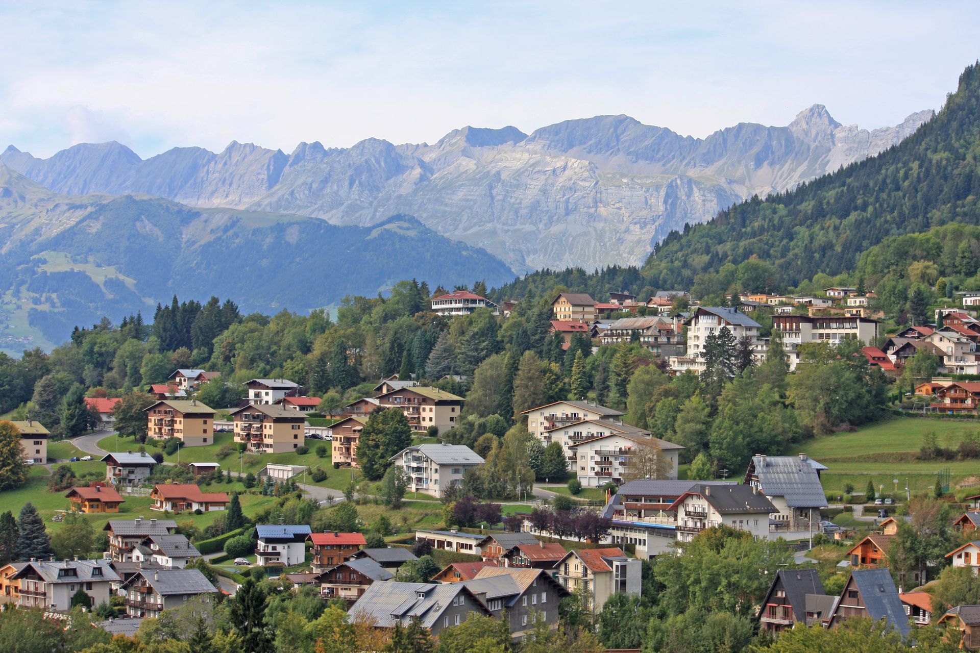 Photographie du village de Passy.