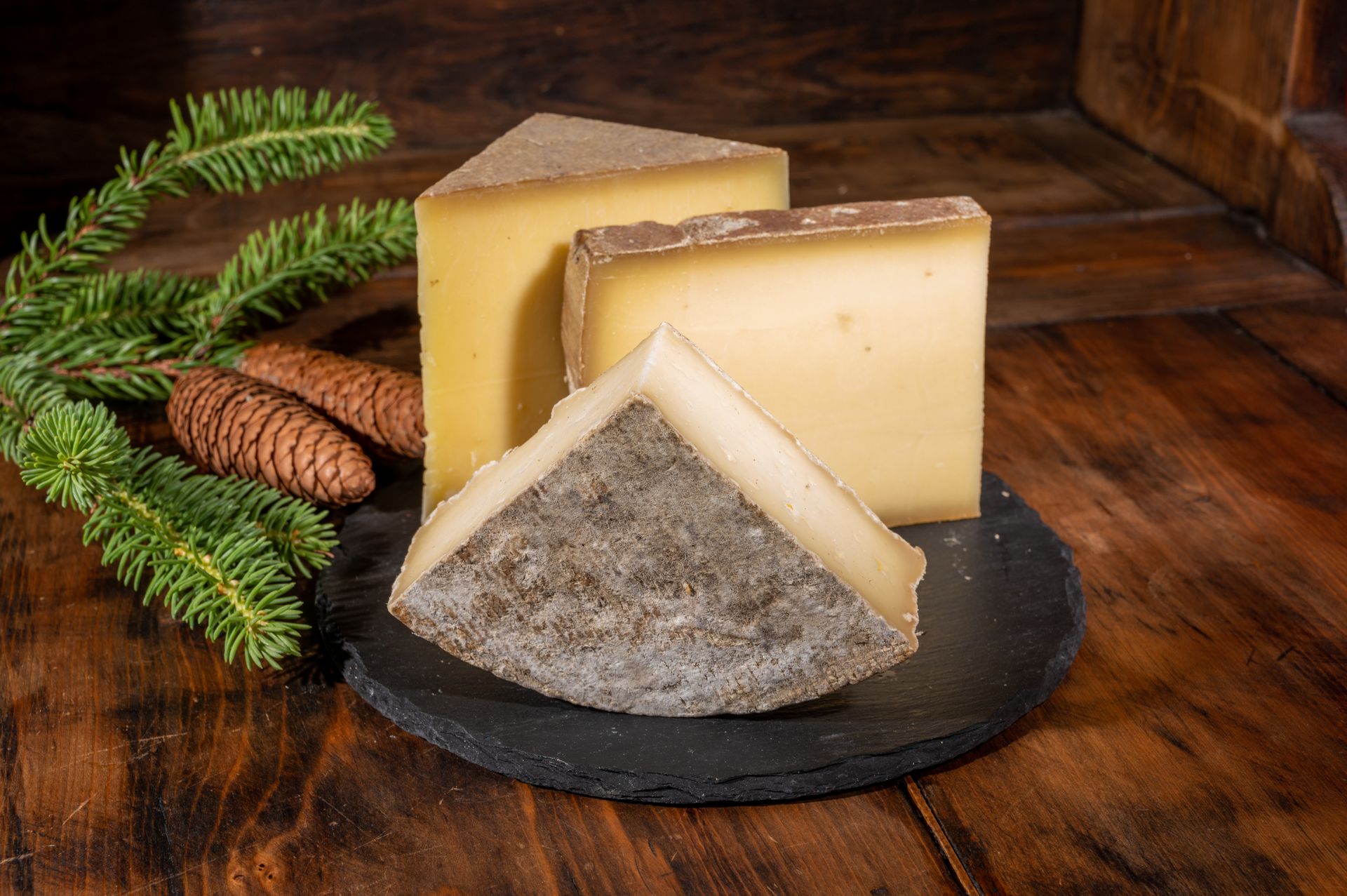 Plateau de fromages.