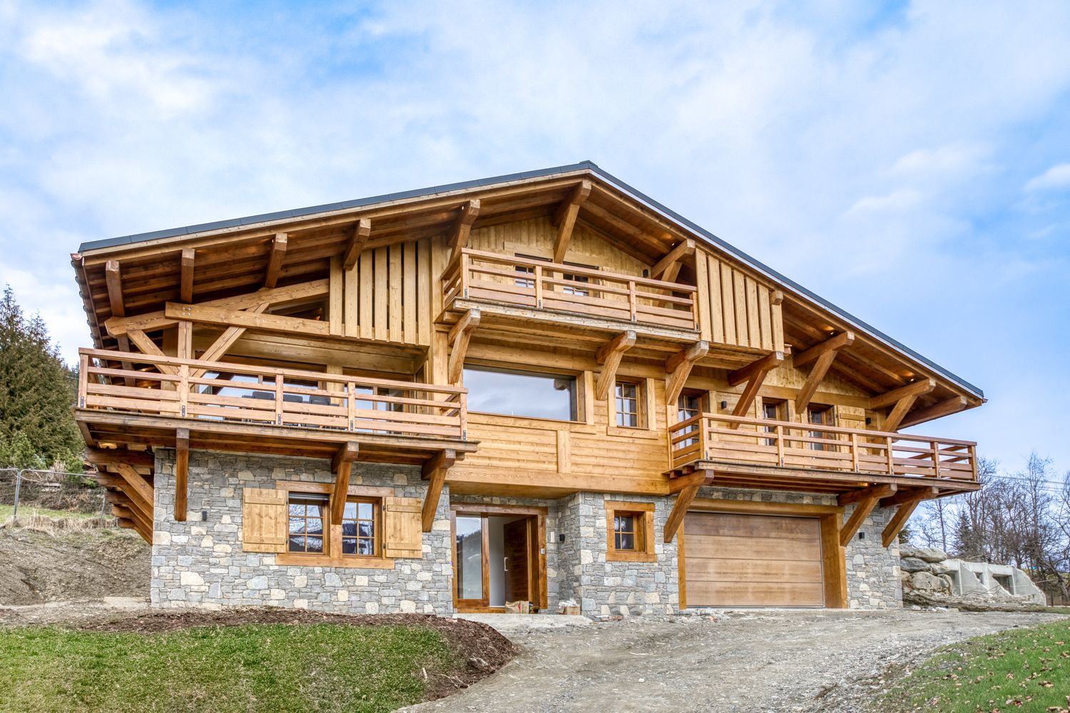 Photographie du chalet de Denis.