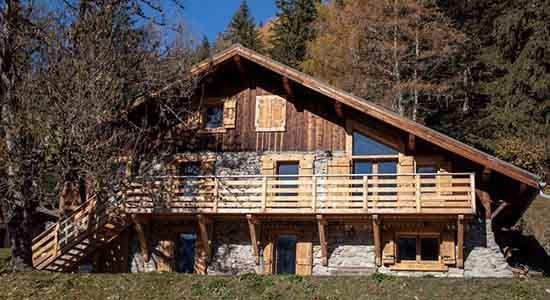 Chalet en bois.