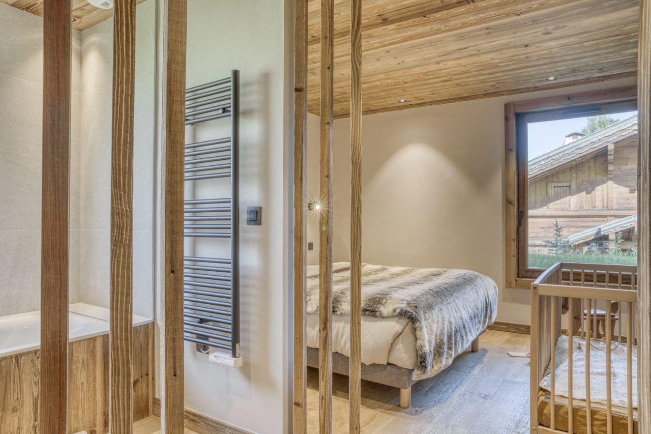 Chambre du chalet Hoppy.