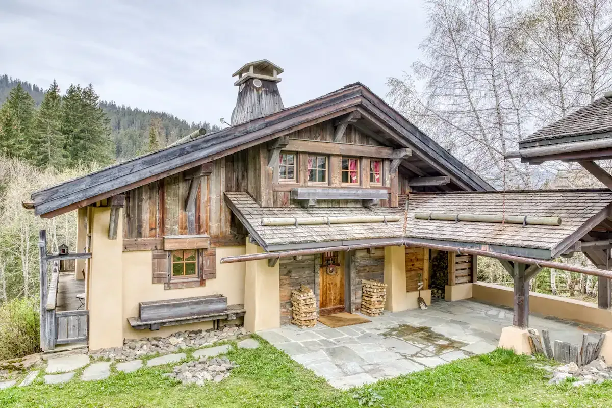 Photographie du chalet Mandarine Blanche depuis l'extérieur.