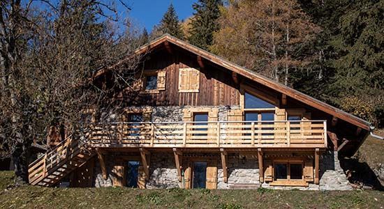 Chalet de face.
