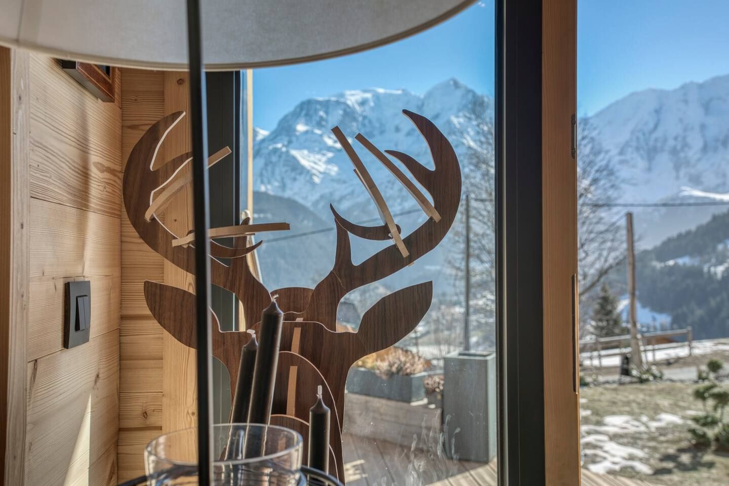 Décoration du Chalet W à Saint-Gervais-les-Bains. 