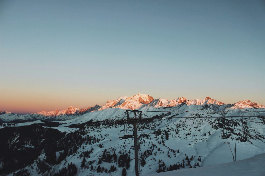 Vue sur les monts.