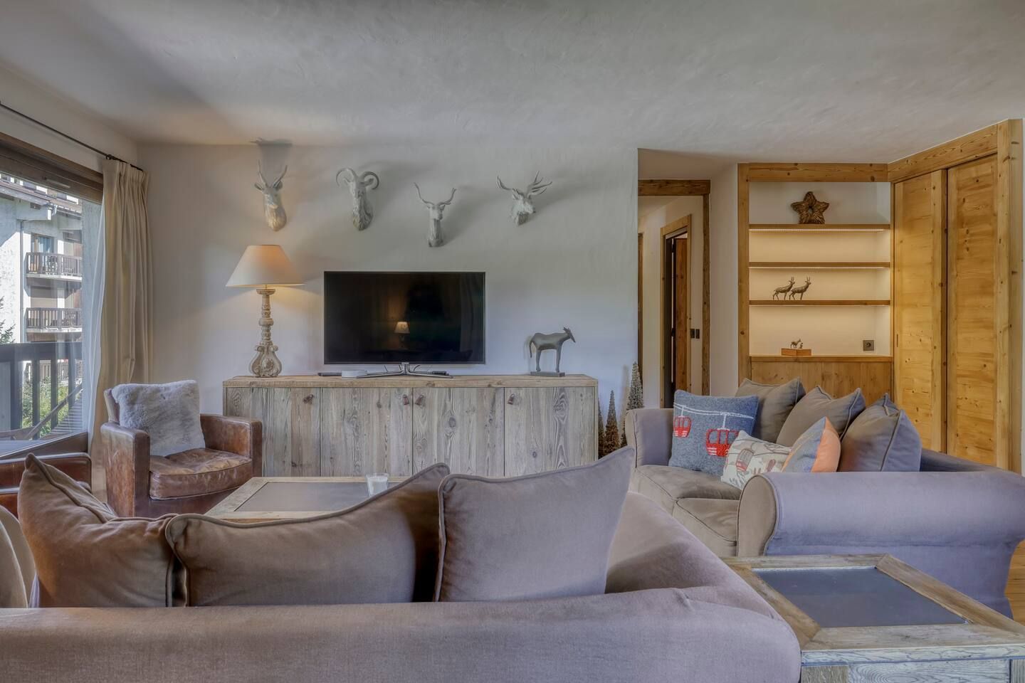 Salon d'un appartement.