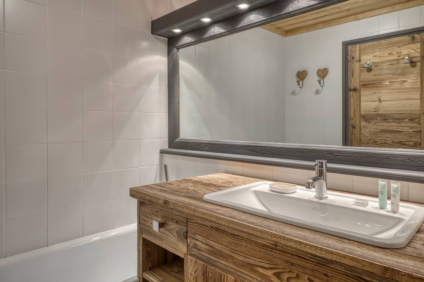 Salle de bains d'un appartement.