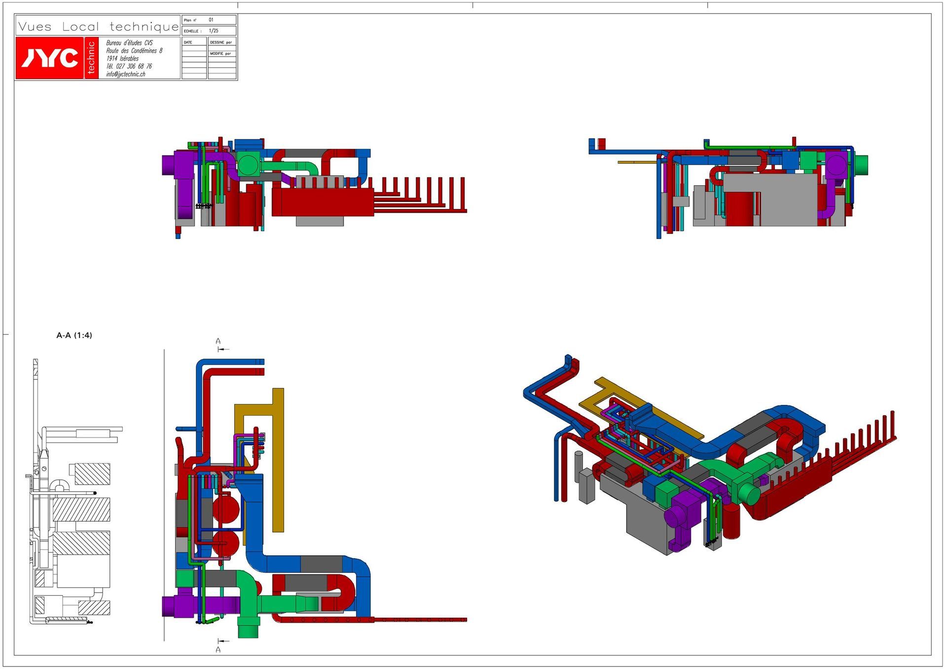 Chauffage et ventilation - JYCtechnic Sàrl - Isérables