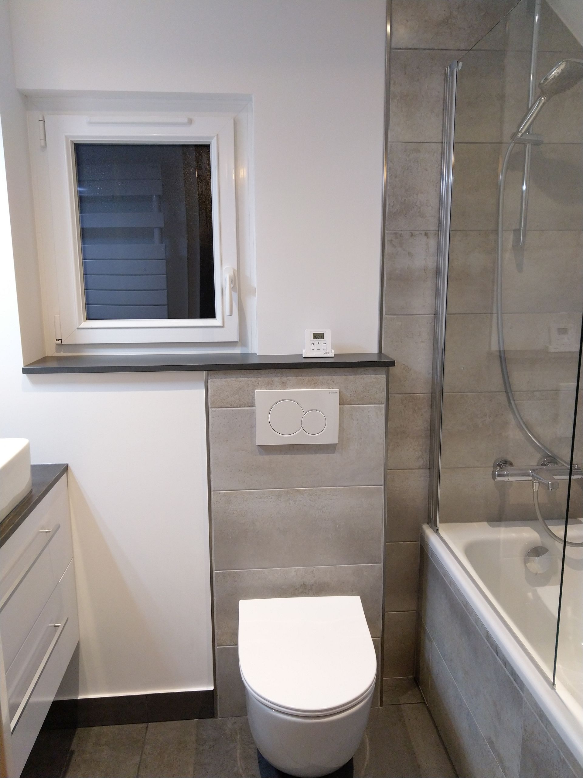 Salle de bains compacte