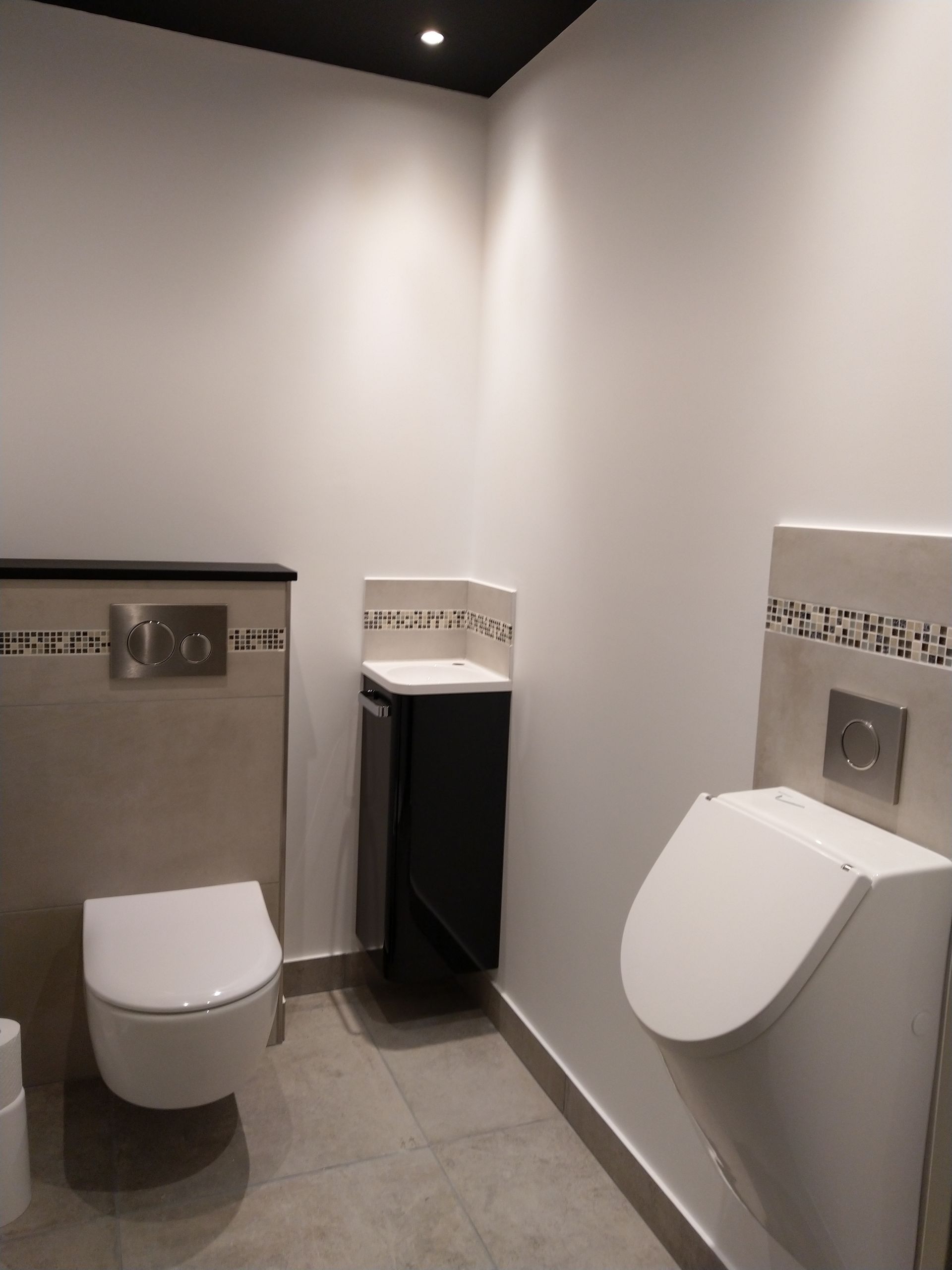 WC, urinoir et lave main