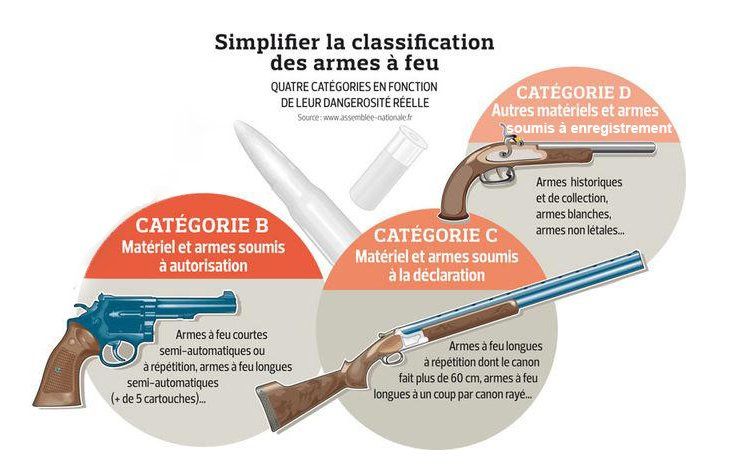 Classification des armes selon la catégorie dans votre Armurerie Britto à Frontignan