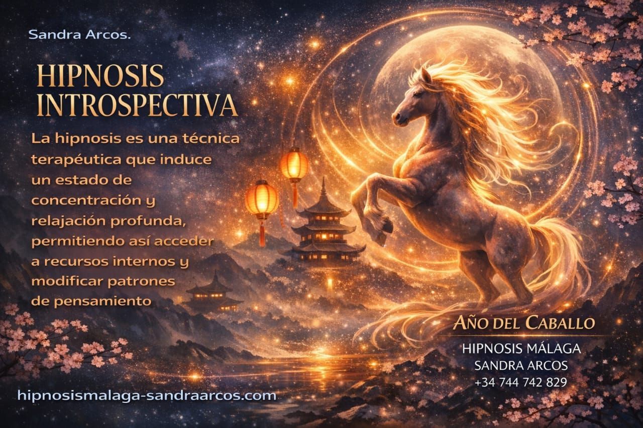 Portada de “Hipnosis introspectiva” con figura meditativa dorada y texto sobre autoconocimiento en fondo cósmico.