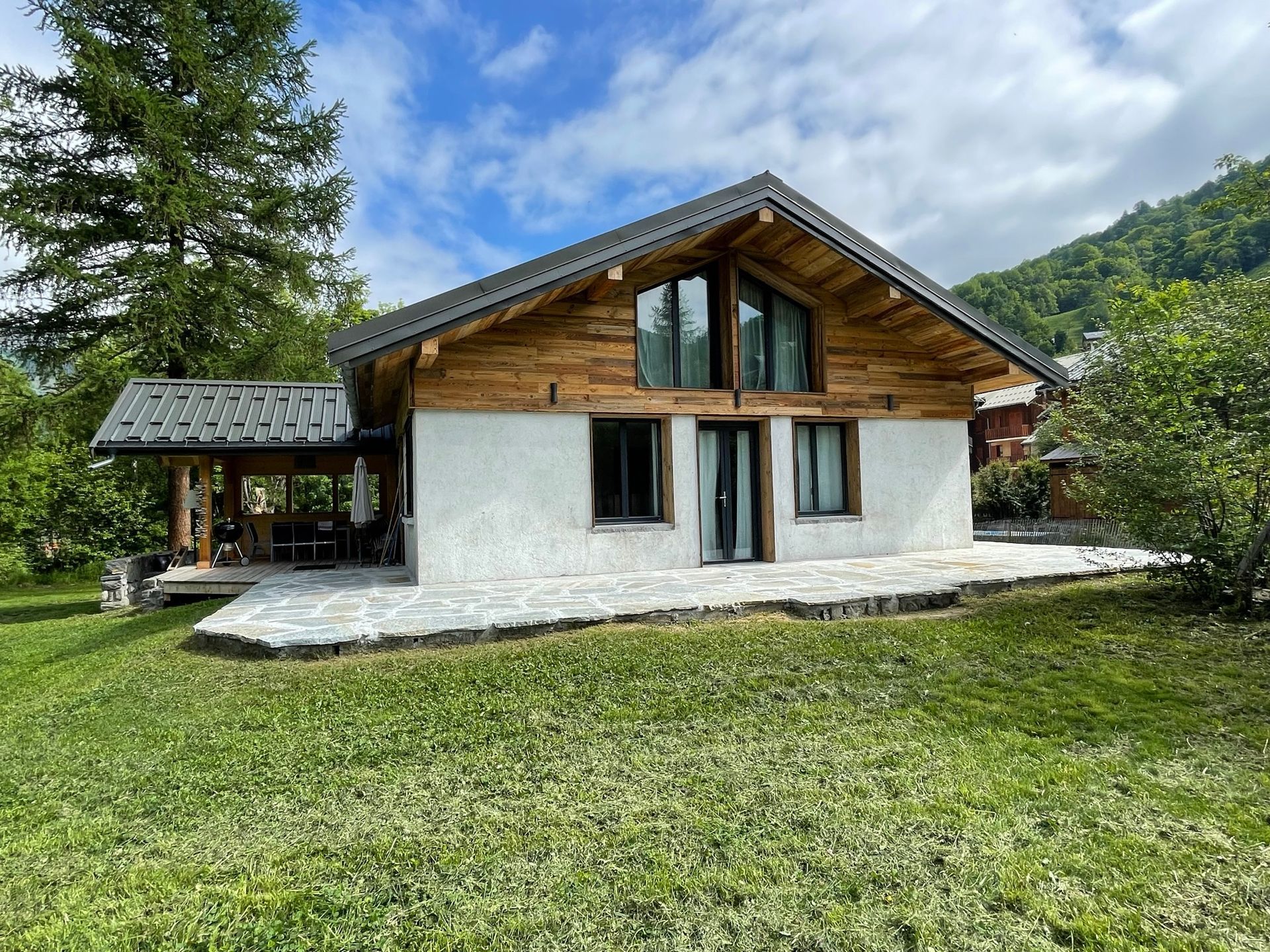 La devanture du chalet