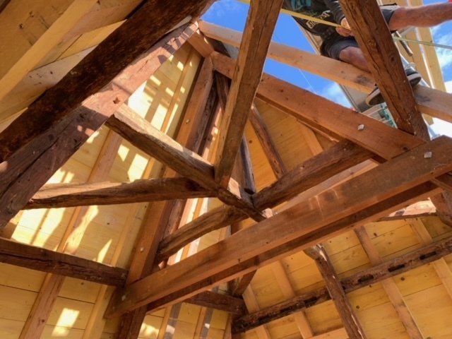 Réparation de charpente
