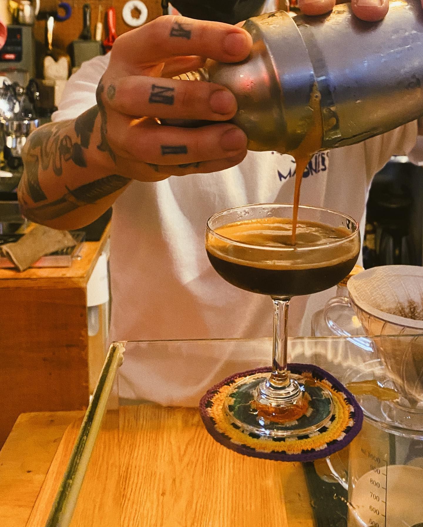 Espresso drink at Piu Piu Piu — specialty coffee bar at Zhongshan Building, one of KL's best hidden cafes