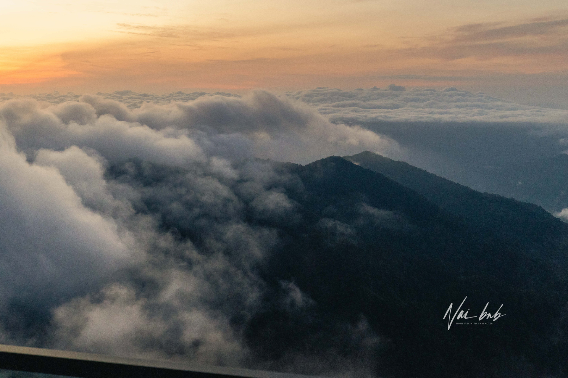 Above the clouds at sunrise, Genting Highlands