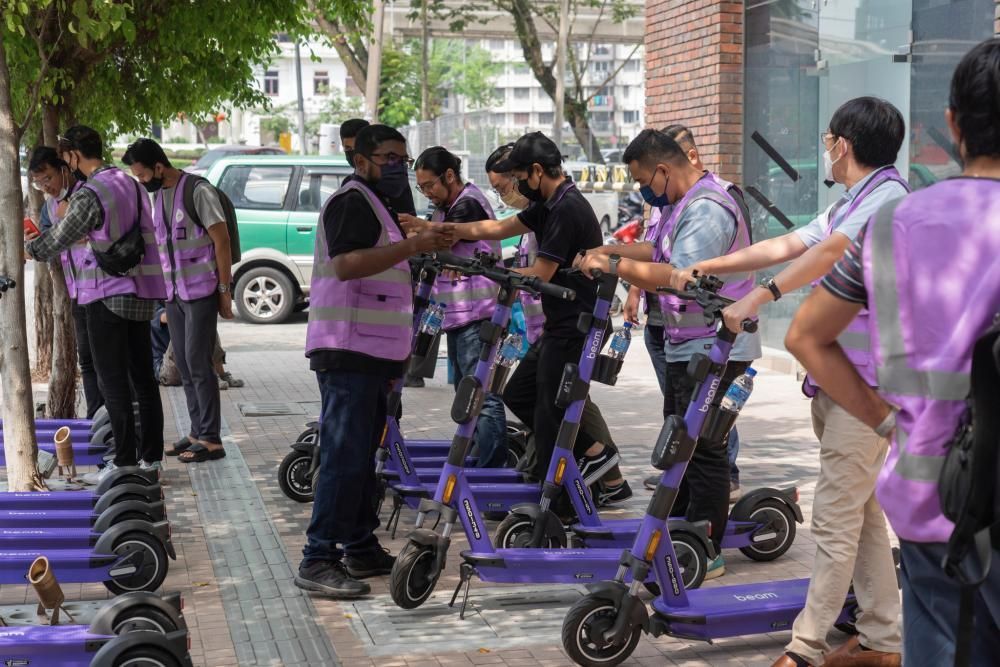 Beam e-scooter in Kuala Lumpur