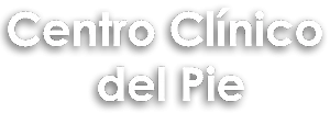 Logotipo con el texto “Centro Clínico del Pie” en gris claro sobre fondo blanco.