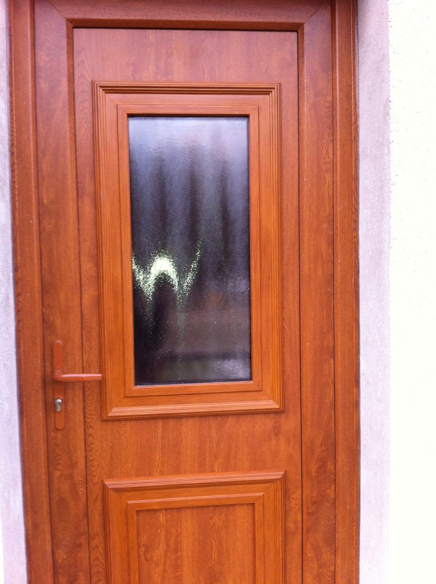 Porte d'entrée bois