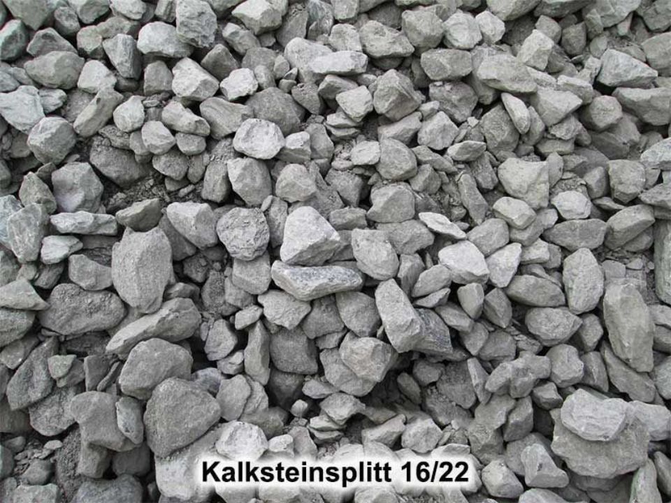 Baustoffe - Kalksteinsplitt