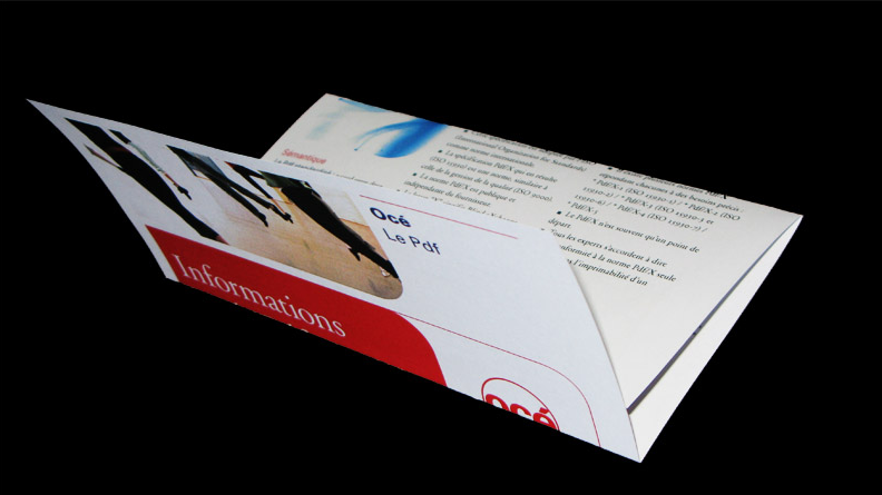 Brochure pliée