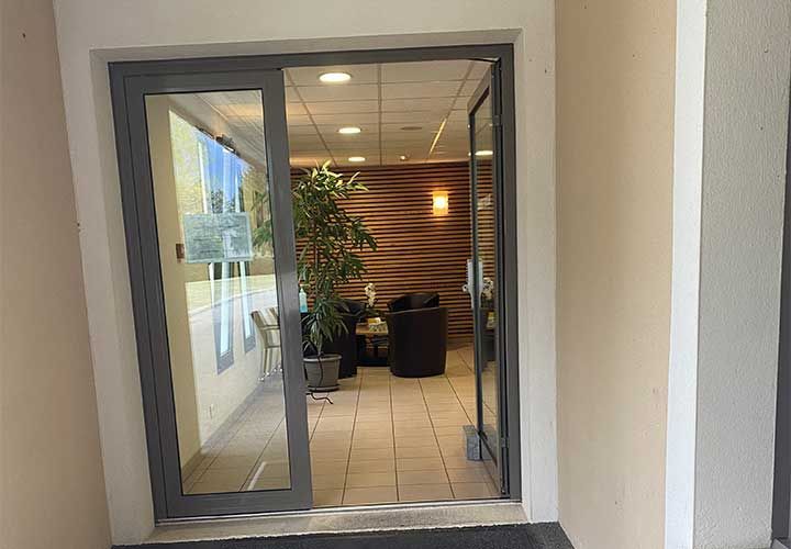 entrée des chambres funeraires