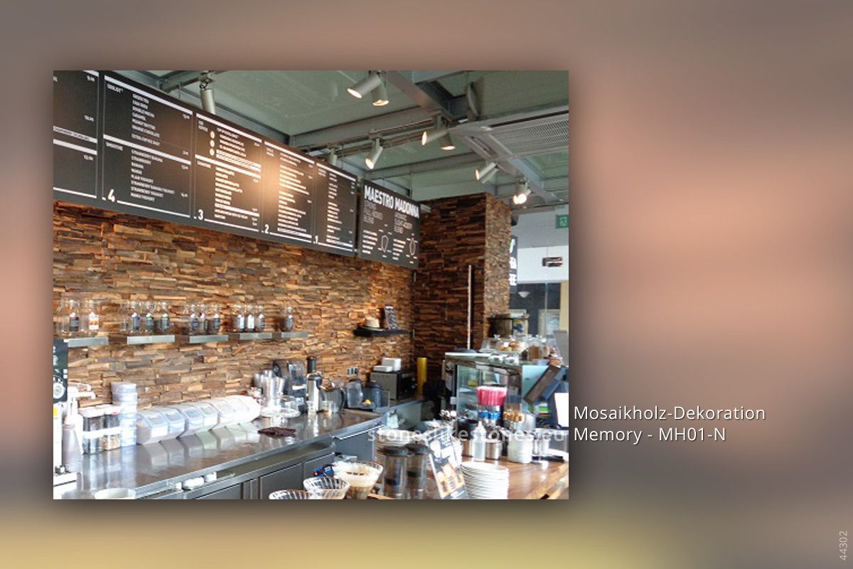 Mosaikholz-Dekoration
