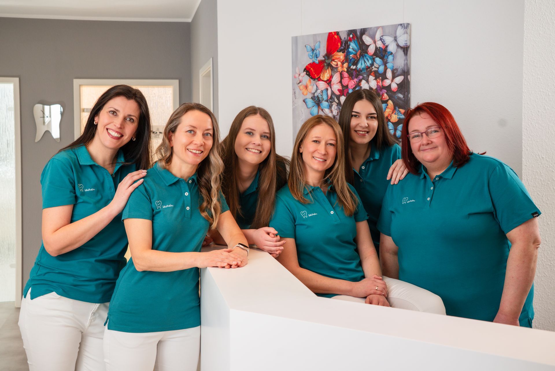 Praxisteam der Zahnarztpraxis Dr. med. dent. Ines Dahlke-Heide