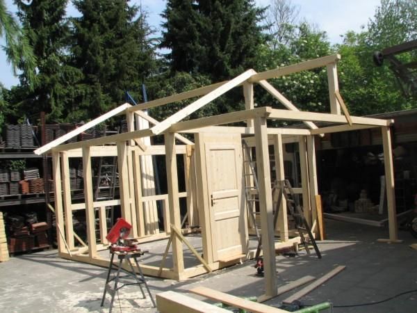 Fertigung einer Außenschänke für einen Biergarten