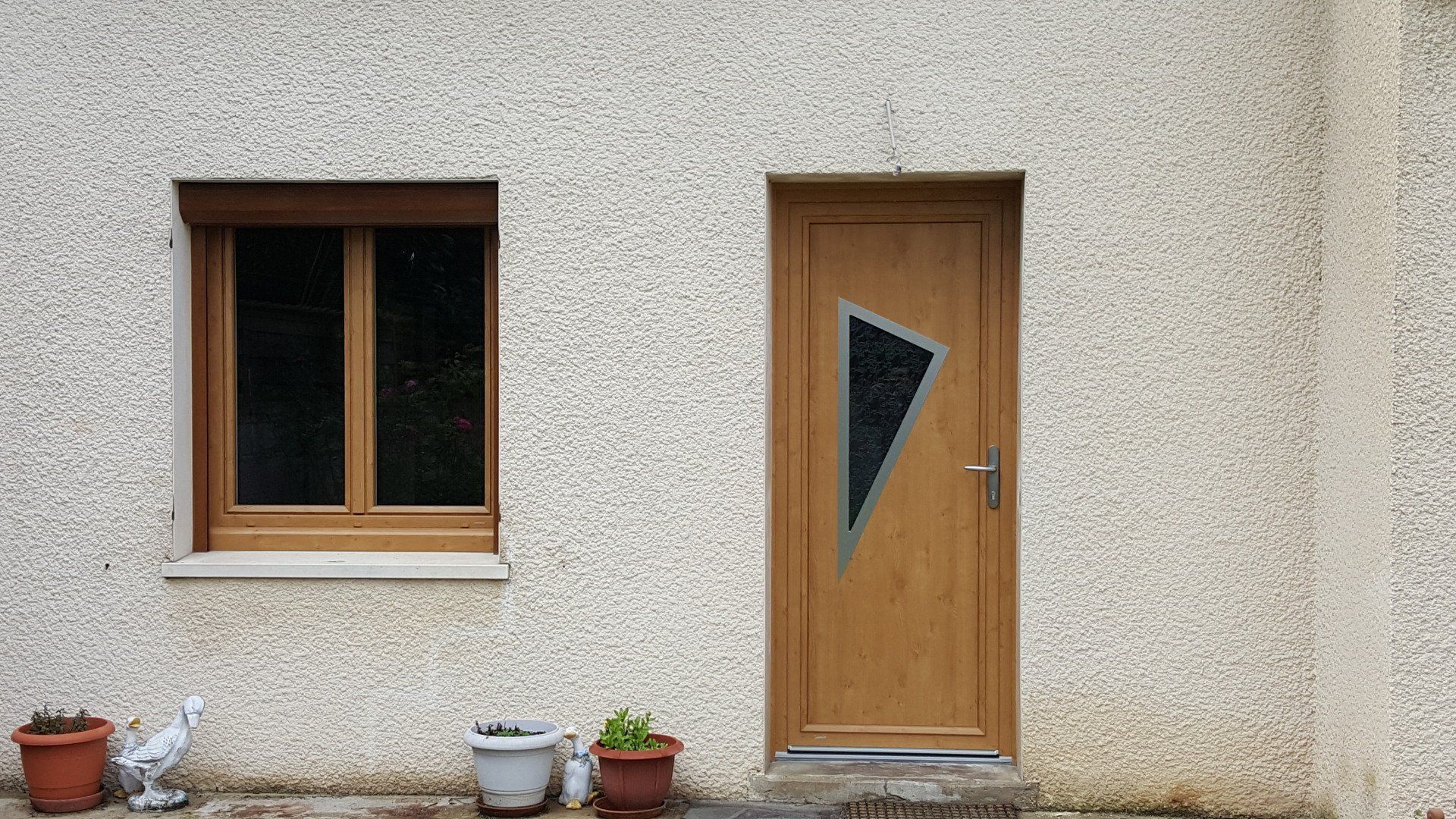 Fenêtre et porte en chêne