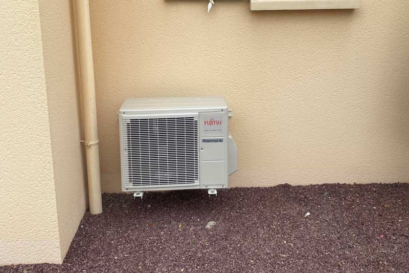 Pompe à chaleur en extérieur