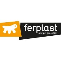 Das Ferplast-Logo ist schwarz und orange und trägt die Aufschrift „New Pet Generation“.