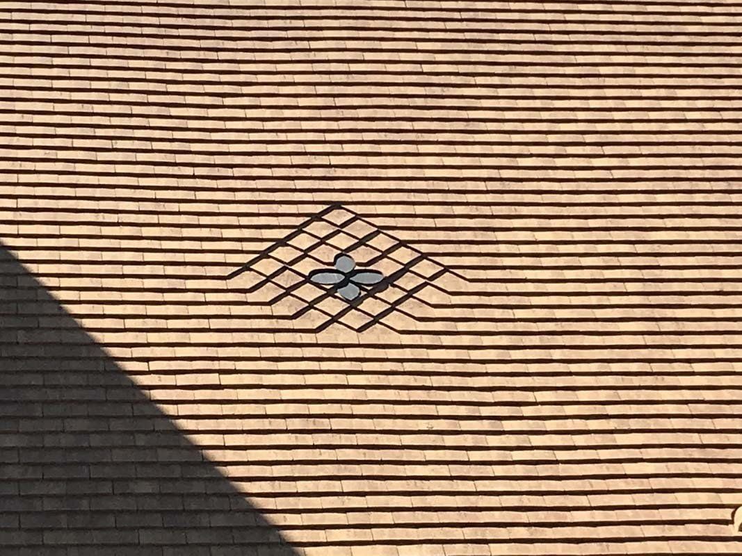 Motif décoratif en tuiles