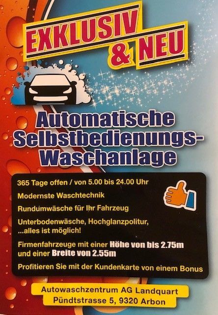Autowaschzentrum AG Landquart-ARBON