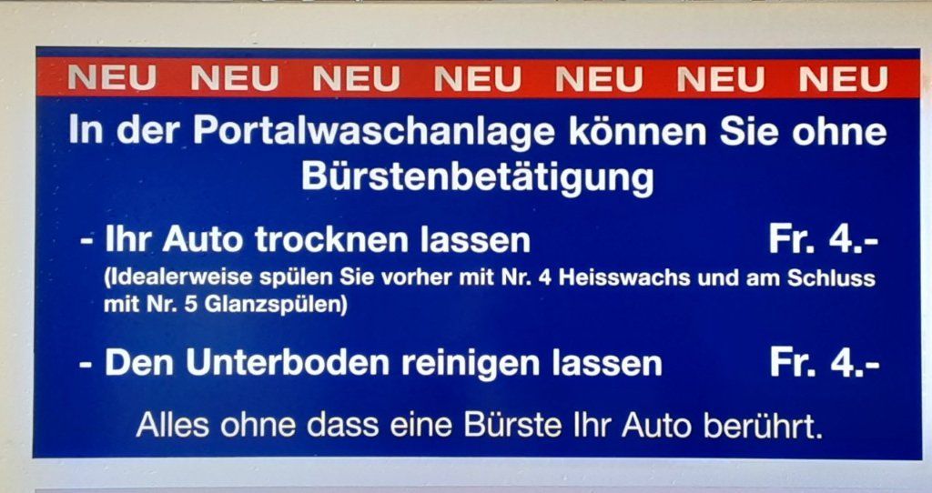 Autowaschzentrum AG Landquart-ARBON