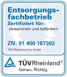 Zertifikat TÜV Rheinland 