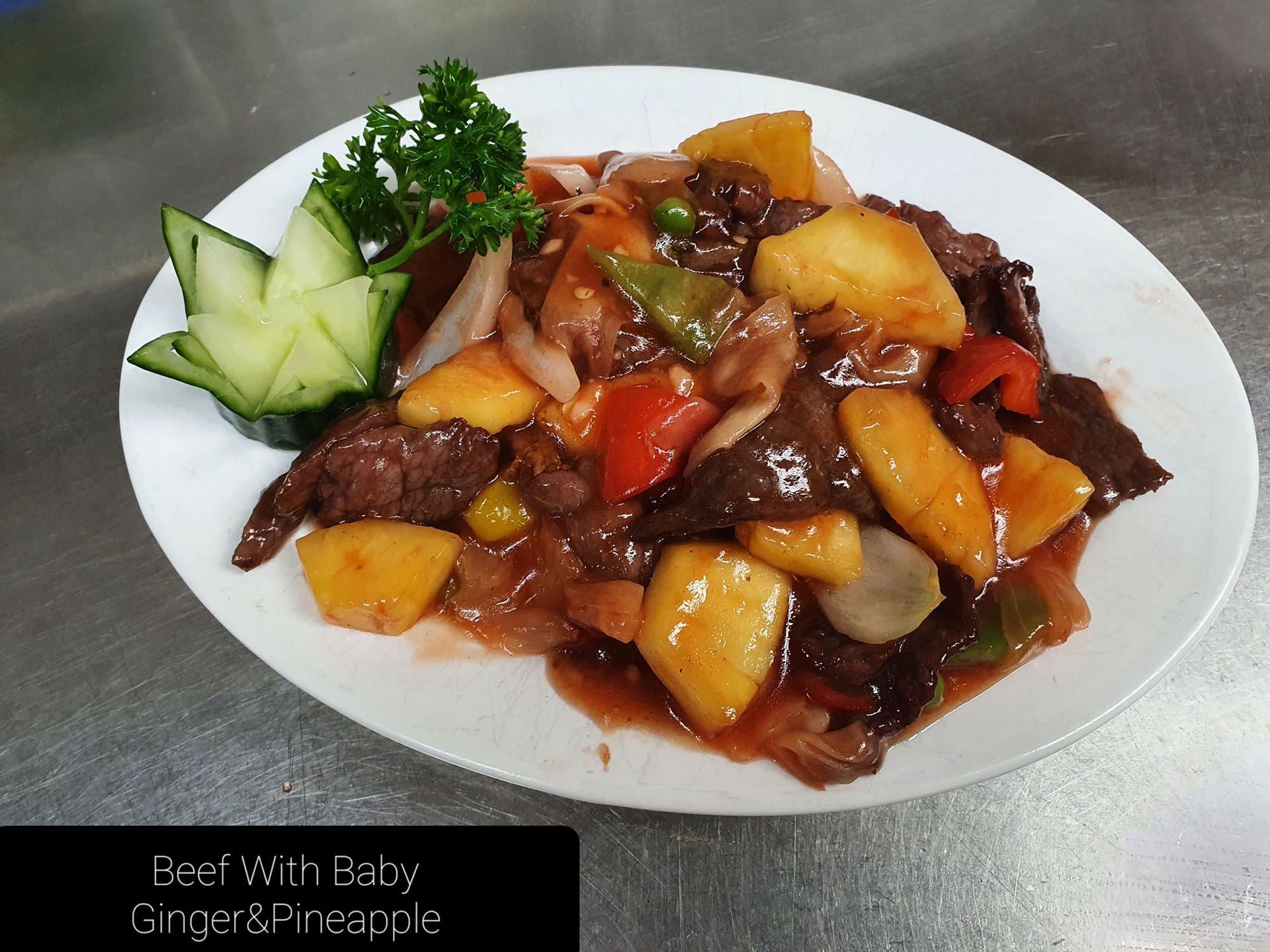 Beef with Baby Ginger | China Restaurant Jasmine Garden | Asiatische Küche | Grindelwald