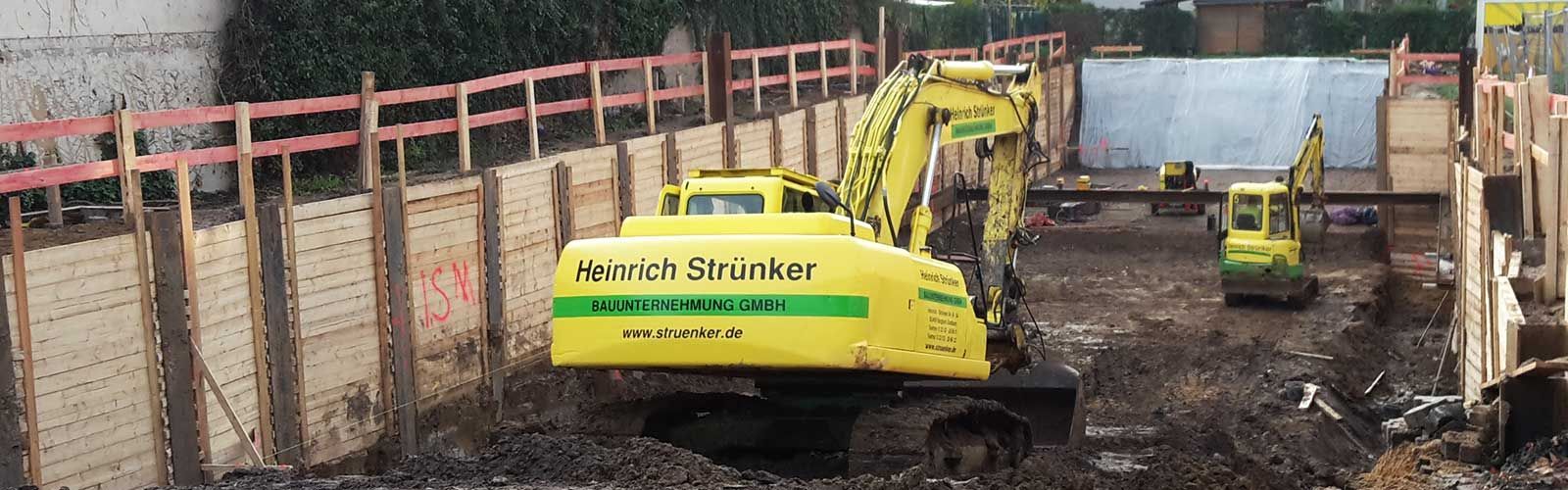 Baumaschinen - Heinrich Strünker Bauunternehmung