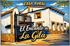 Logotipo de Casa Rural El Encanto de La Gila,alojamiento rural cerca de Alcalá del Júcar, Albacete.